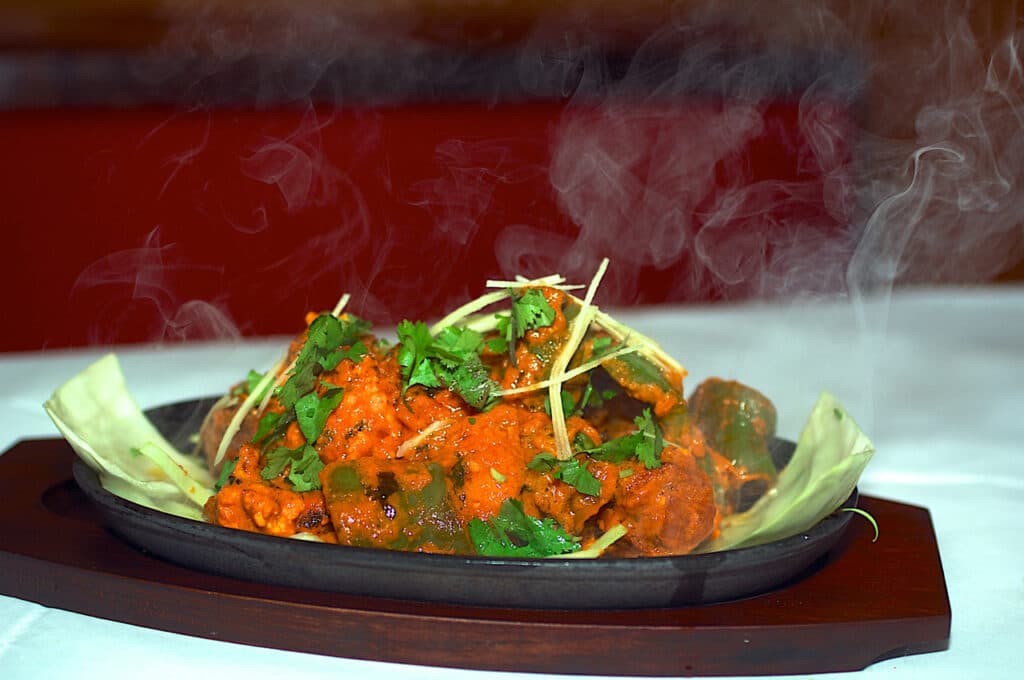 Colourful Himalayan and Nepalese dishes served at Ravintola Mantra